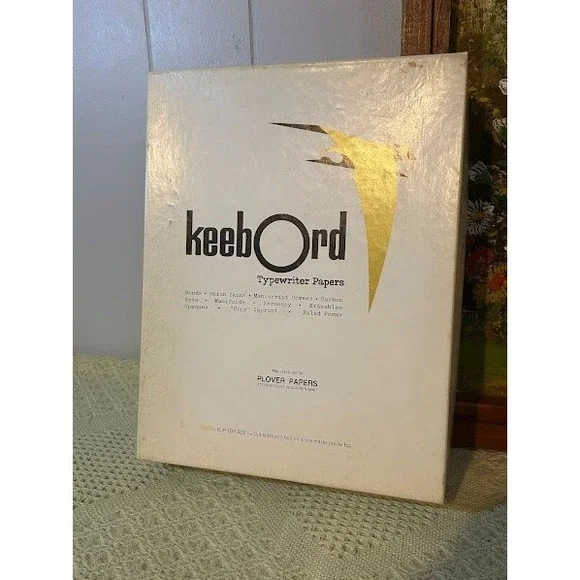 Keebord Typewriter Papers Plover Onion Skin White Cockle Finish 8.5 x 11 25 - Picture 1 of 4